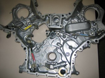 Toyota 4.6L oil pump installation