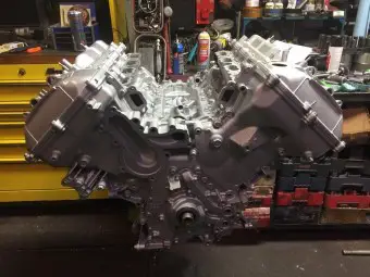 Toyota 5.7L Timing cover installation