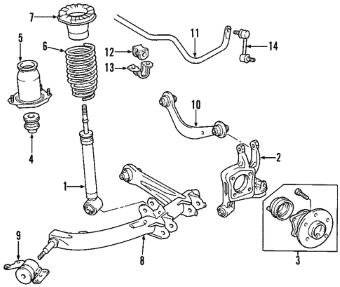 Toyota Celica Rear Arms