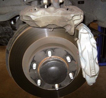 Toyota Sequoia front brakes