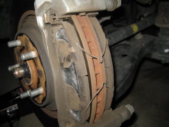 Toyota Sienna front brakes