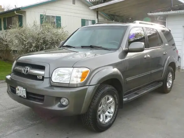 Toyota sequoia rear end Torque specs